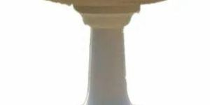 3 Feet White Marble Garden Planter