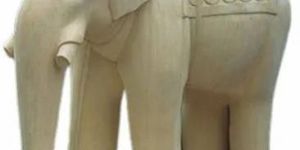 5 Feet Sandstone Elephant Statue