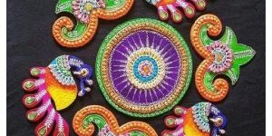 Fancy Wooden Rangoli