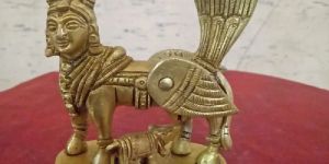 Brass Kamadenu Statue