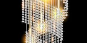 LED Hanging Crystal Light