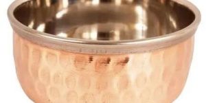 Copper Hammered Bowl