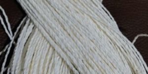 White Twisted Rayon Raffia Yarn