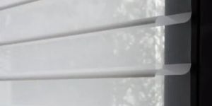Polyester White Shangri-La Blind