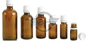 Amber Glass Bottle with Seal Cap