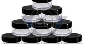 San Acrylic Jar with Black Cap