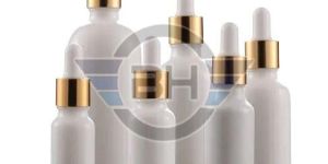 White Glass Dropper Bottle