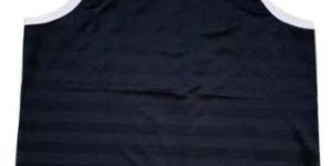 Men Black Cotton Vest