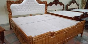 Teak Wood Double Bed