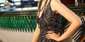 Embellished Mini Dress