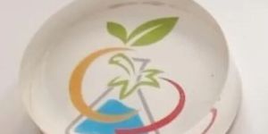 Acrylic Round Paper Weight