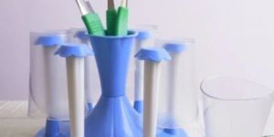 Kitchen Plastic Glass Holder
