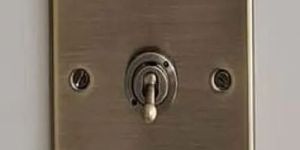 Brass Toggle Grid Switch