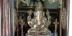 Silver Plated Laxmi Ganesh Statue