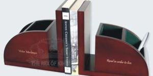 Wooden Bookends