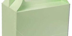 Corrugated Paper Pastry Box with Handle