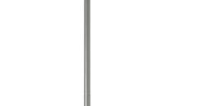 Metal Accent Table with Marble Base