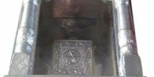 Silver Coated Wooden Temple