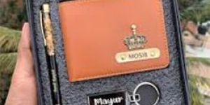 PERSONALISED COMBO WALLET ,PEN AND KEYCHAIN