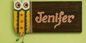 Wooden Name Plate