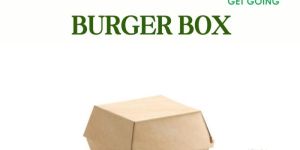 Brown Burger Box