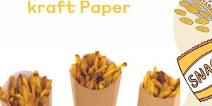 Kraft Paper Chip Scoop Cup