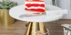 Round Marble Cake Stand