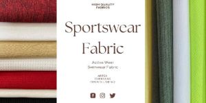 Sportswear Polyester Knitted Fabric