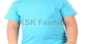 Kids Cotton Lycra Round Neck T Shirt