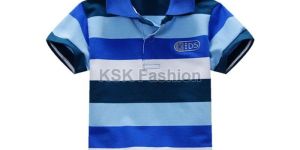 Kids Cotton Rugby Polo T Shirt