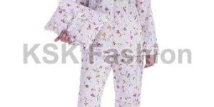Ladies Cotton Night Suit Set