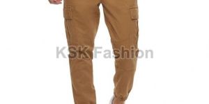 Mens Brown Jogger Pant