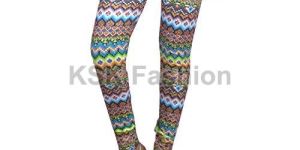 Printed Cotton Leggings