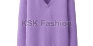 V Neck Ladies Sweater