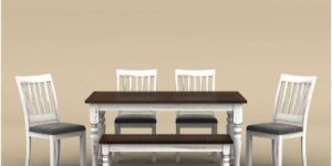 Sheesham Wood 6 Seater Dining Table Set