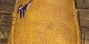 Mens Light Brown Belly Shoes