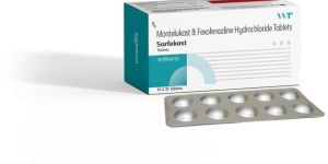 Montelukast 10mg+Fexofenadine 120mg