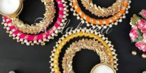 Decorative Double Ring Diya