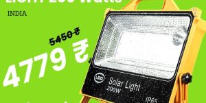 Portable Solar Flood Light 200watts - Yakura Solar