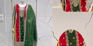 Ladies Heavy Embroidered Georgette Suit