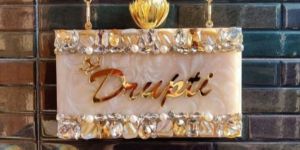 Ladies Resin Clutch Bag