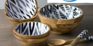Wooden Bowl Set
