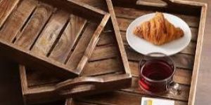 Wooden Tray Set