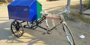 Mild Steel Garbage Rickshaw