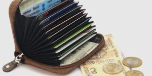 10 Card Slots Leather Wallet