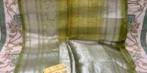 Banarasi Linen Silk Saree