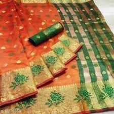 Fancy Banarasi Silk Saree