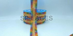 Multi Colour Crochet Lace