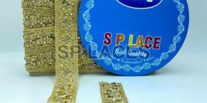 Stone Work Embroidery Lace