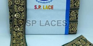 Heavy Embroidered Sequence Work Velvet Lace